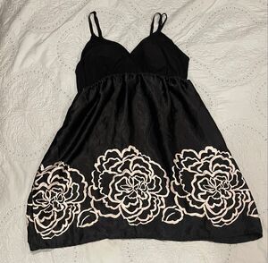Dots Y2K Black Babydoll Empire Waist 3X